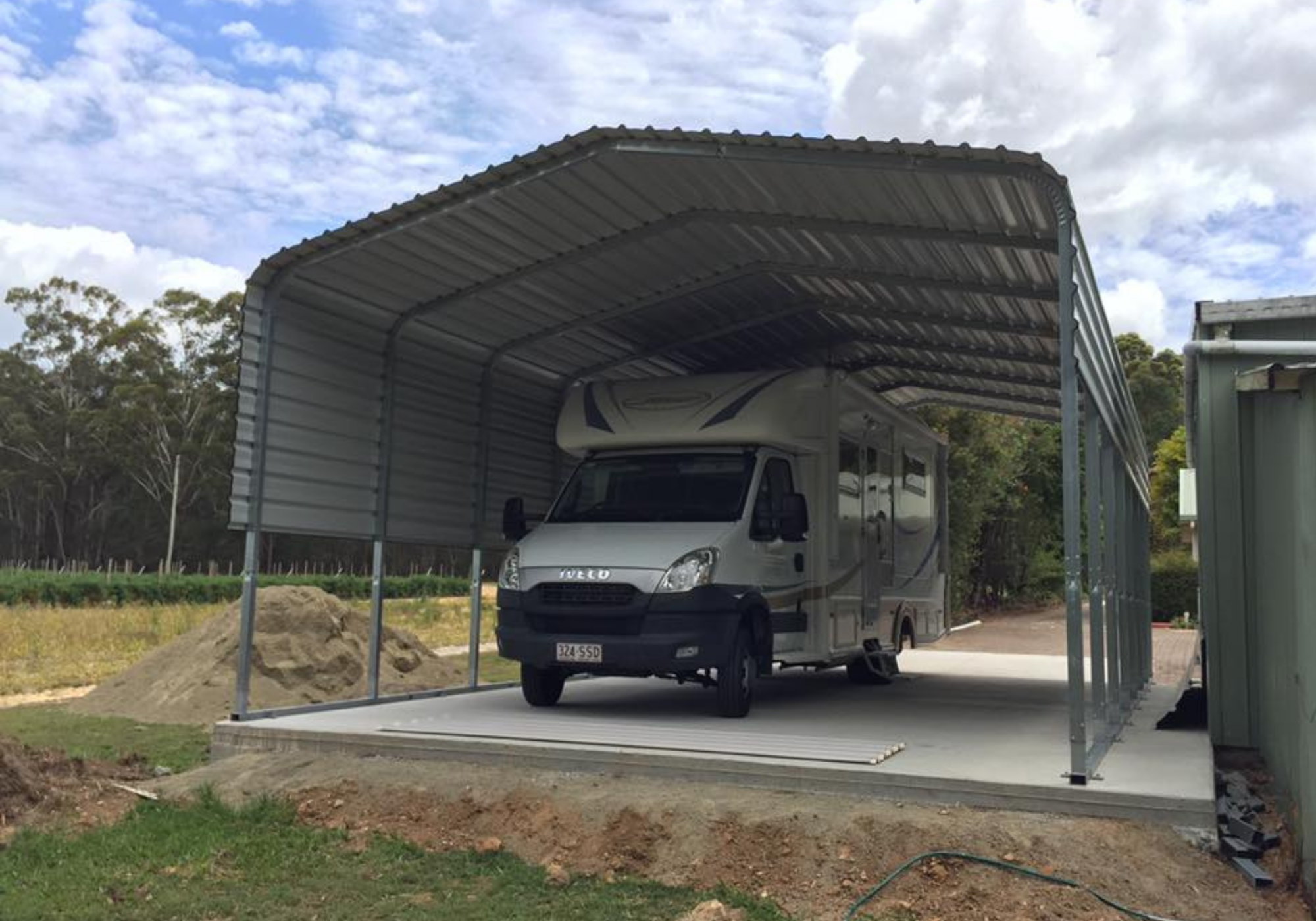 Cyclonic Double Carport