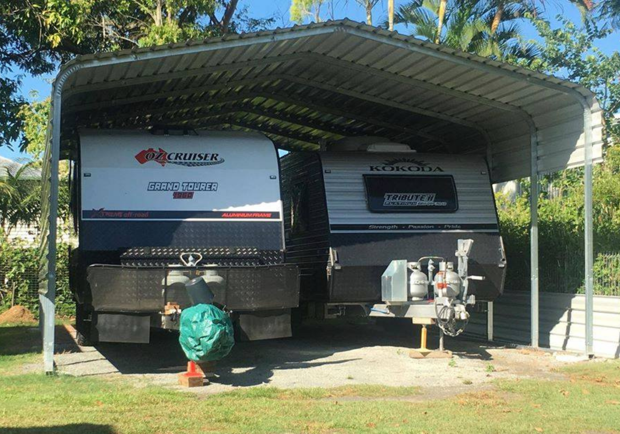 Cyclonic Double Carport