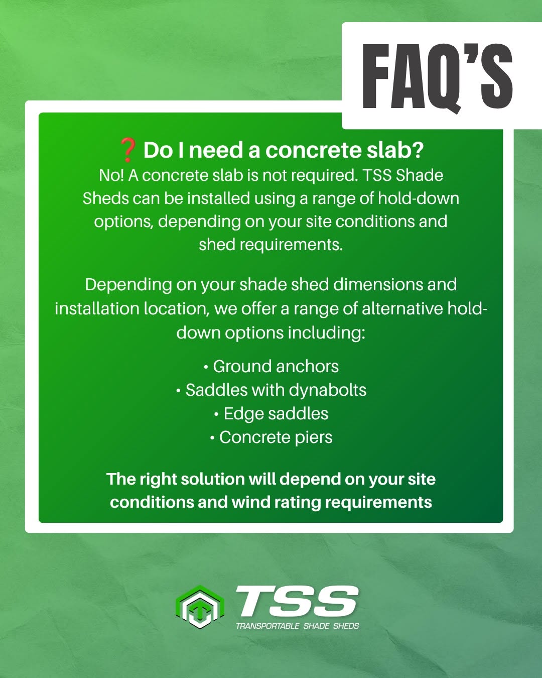 Do You Need A Concrete Slab?
