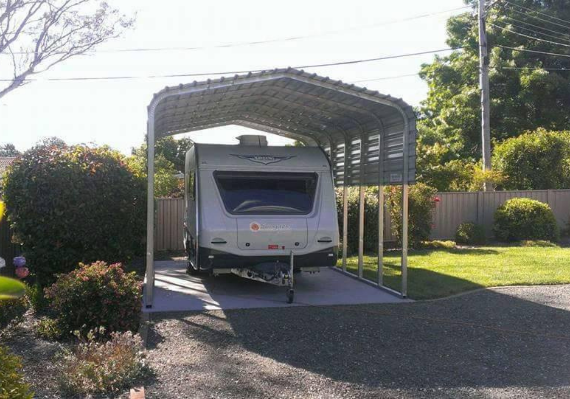 Caravan Shade Shed