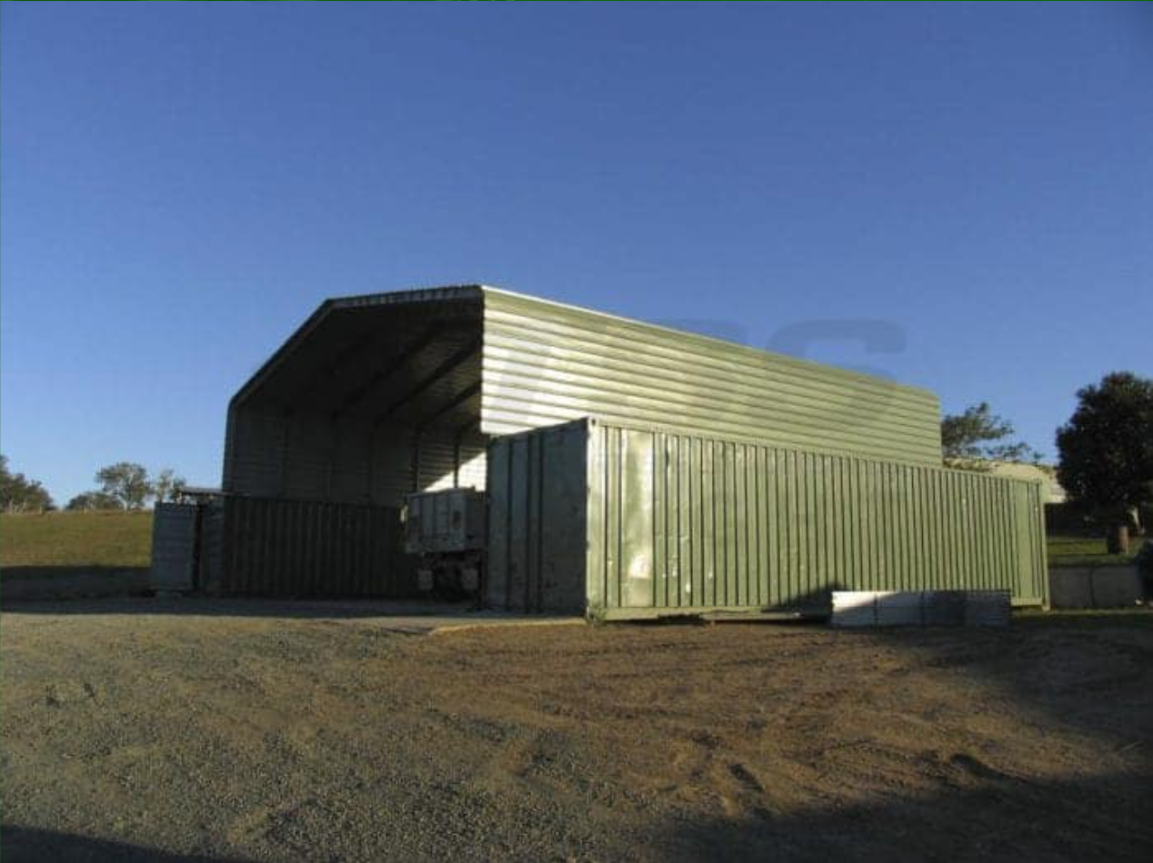 Machinery Shade Shed