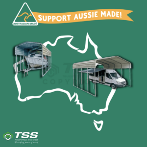 It's Australian Steel Creating Australian Jobs | Transportable Shade Sheds